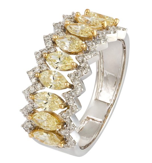 Yellow Diamond Ring